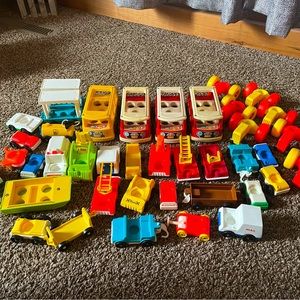 Vintage little people play set